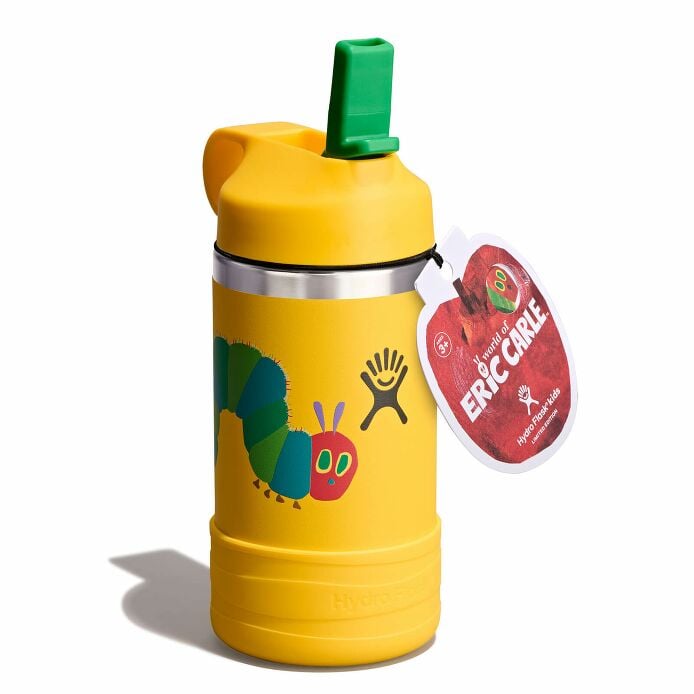kids-12-oz-bottle-world-of-eric-carletm-n5 le26-w12-1000-kids-12-oz-wide-straw-cap-and-boot-yellow-caterpillar-angled-lid-open-withtag_1.jpg